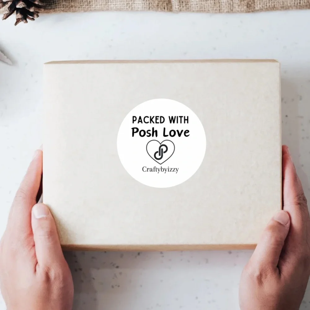 100 Thank You Stickers Packed With Posh Love